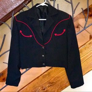 Vintage Rickrageous Crop Jacket Roomy Medium
